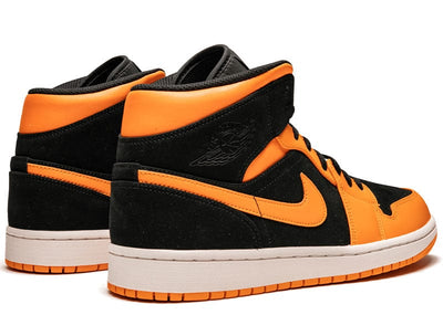 Jordan Sneakers Air Jordan 1 Mid Black Orange Peel