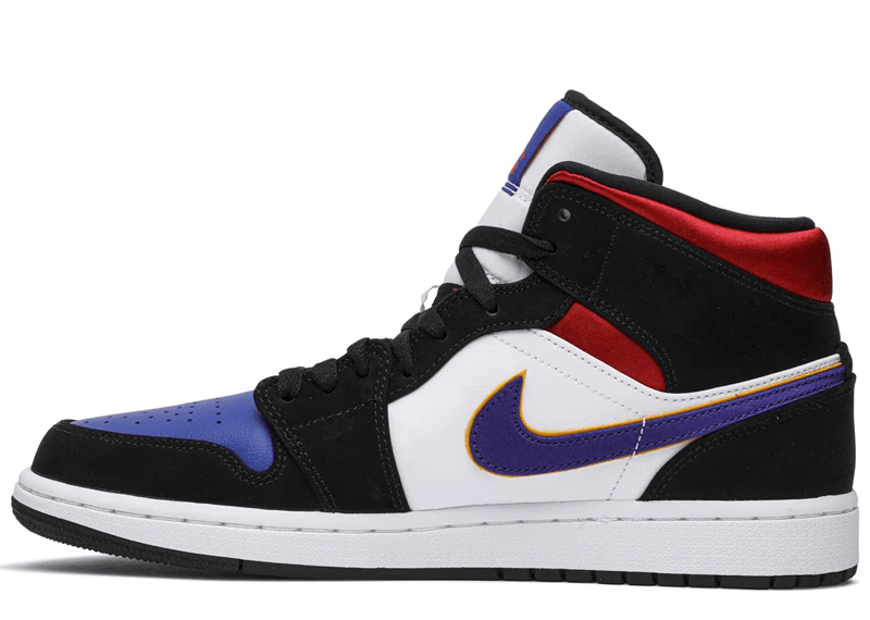 Jordan 1 mid lakers online top 3 grade school