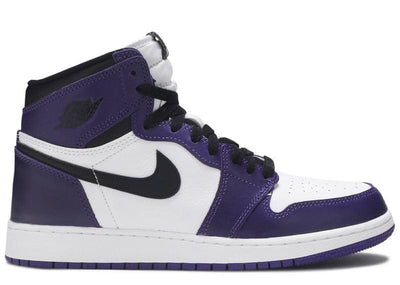 Jordan Sneakers Air Jordan 1 Retro High Court Purple White (GS)