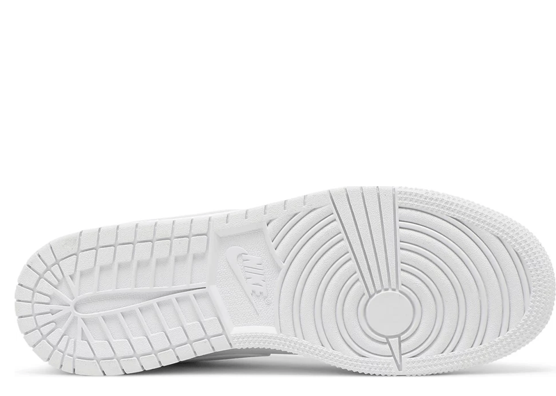 Air Jordan 1 White Tumbled Leather (GS) – Court Order
