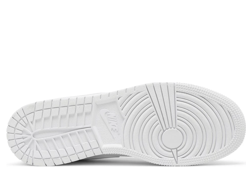 Jordan Sneakers Air Jordan 1 White Tumbled Leather (GS)