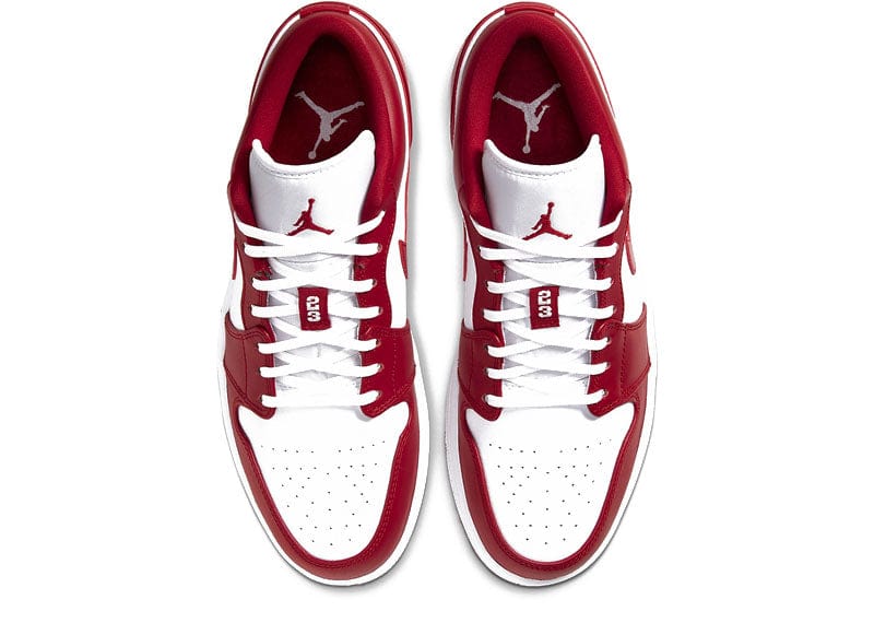 Jordan 1 Low Gym Red White Court Order