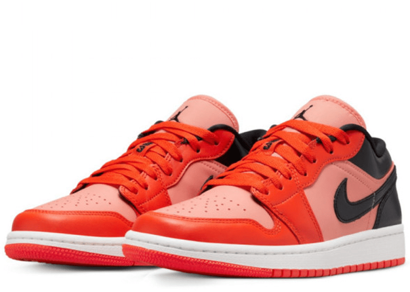 Jordan 1 Low Orange Black W Court Order