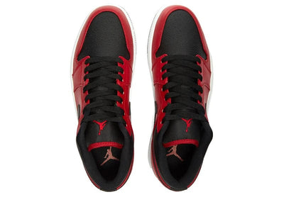 Jordan Sneakers Jordan 1 Low Reverse Bred Pebbled Swoosh