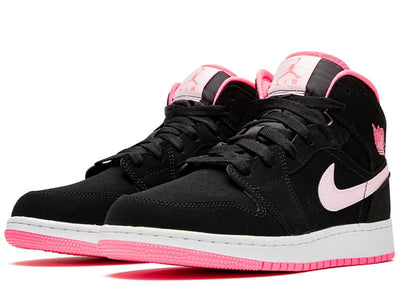 Jordan Sneakers Jordan 1 Mid Black Digital Pink (GS)