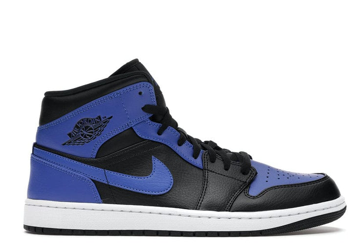 Jordan 1 Mid Black Royal Tumbled Leather Court Order