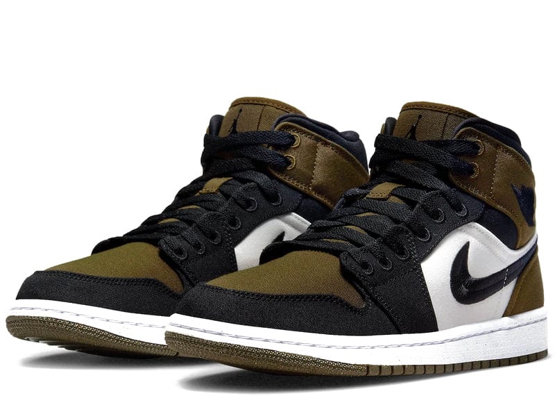 Jordan 1 Mid Olive Toe W