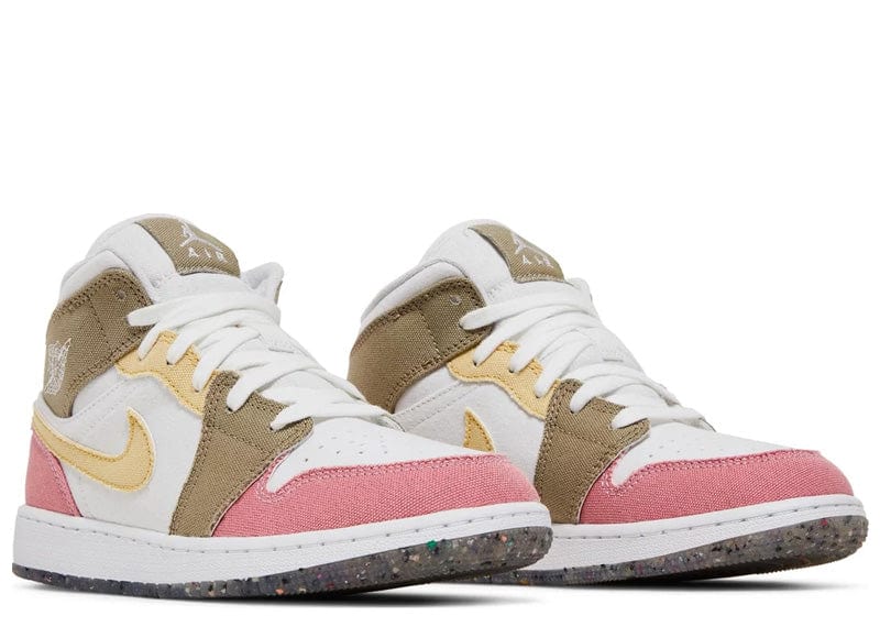 Jordan Mid SE Pastel Vivid Green Grind (GS) – Court Order