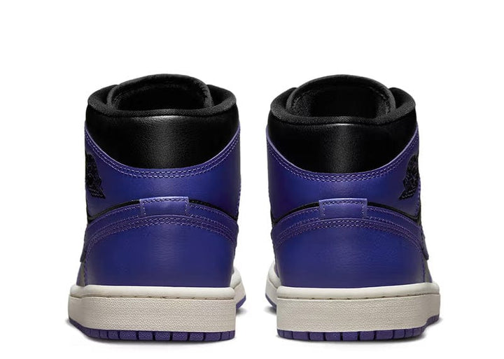 air jordan 1 mid purple black