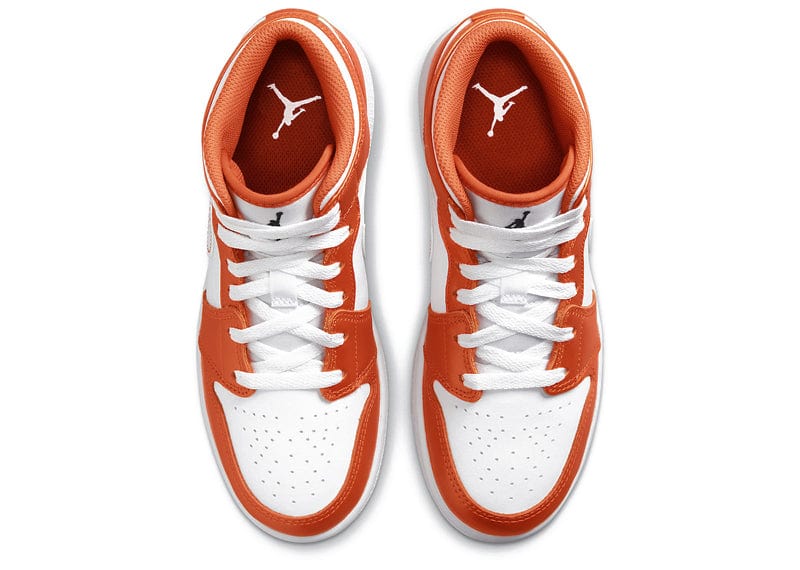 Orange jordan one best sale