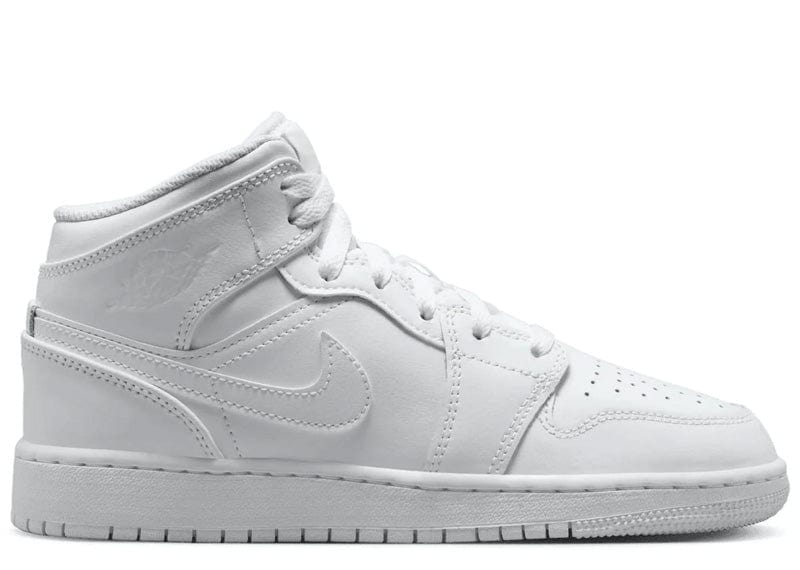 Jordan 1 Mid Triple White (2023) (GS) – Court Order