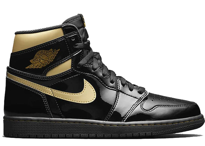 Jordan 1 Retro High Black Metallic Gold 2020 Court Order