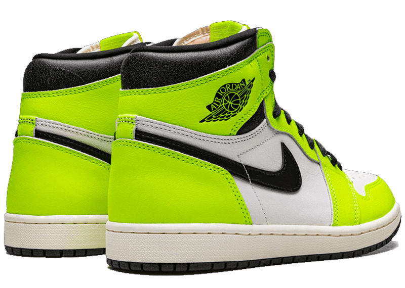 Neon yellow online air jordan 1