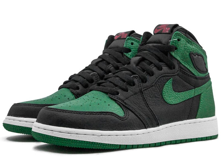 Air jordan 1 green and black on sale