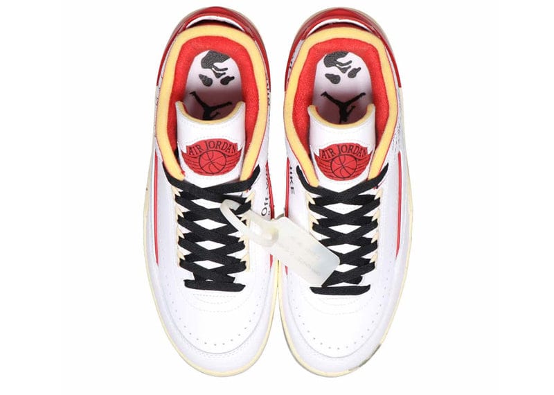 Air Jordan 2 Retro Low SP Off-White White Red