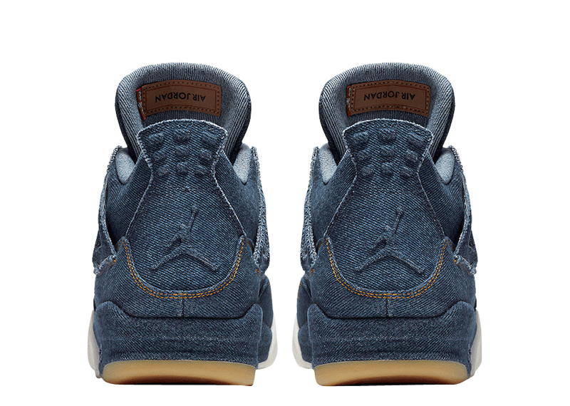 Jordan 4 Retro Levi s Denim Tag with Levi s Logo Court Order