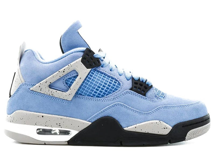 Air jordan 4 blue and black on sale