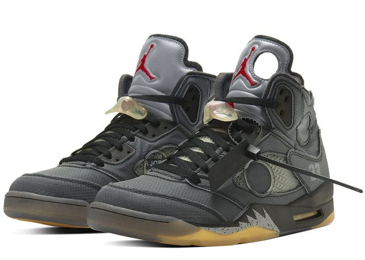 jordan 5 black off white