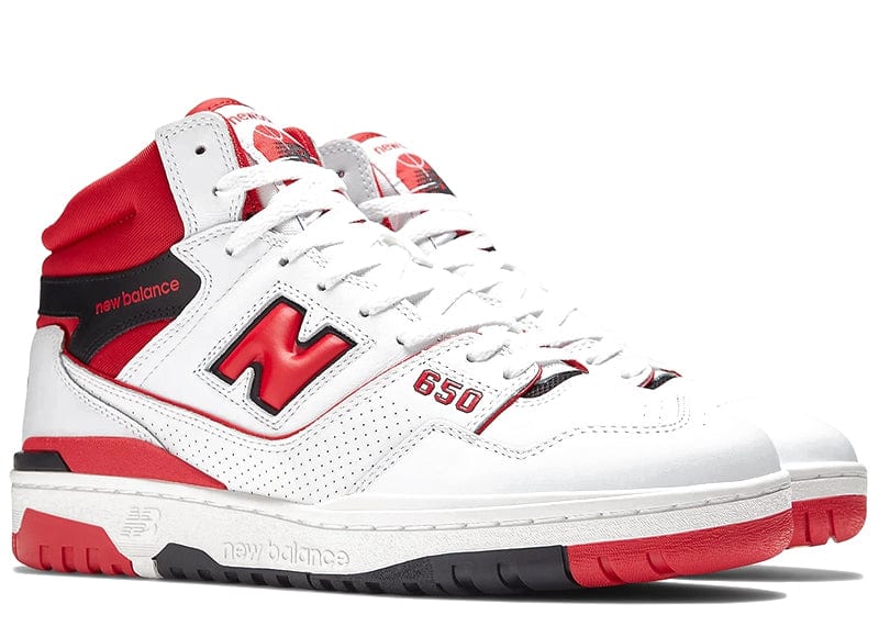 New Balance 650 White Red Court Order