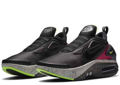 Nike Sneakers (Men) Adapt Auto Max Black Laser Fuchsia Electro Green (UK Charger)CZ6804-001