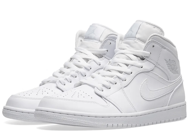 Jordan 1 2025 mid pure platinum