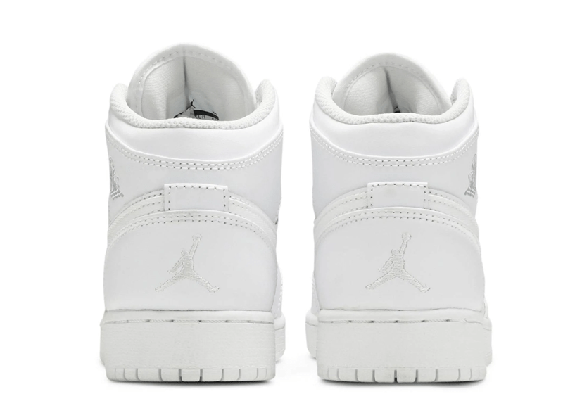 Nike sneakers Jordan 1 Mid Triple White (GS)