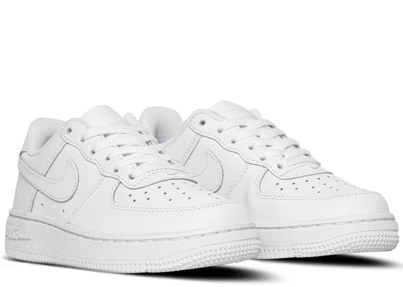 Nike Air Force 1 Low LE Triple White (PS) – Court Order