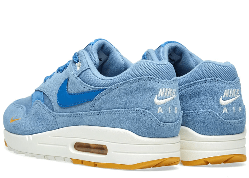 Nike air max 1 shop premium mini swoosh work blue