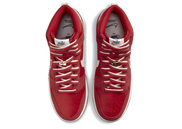 nike dunk high first use red release date