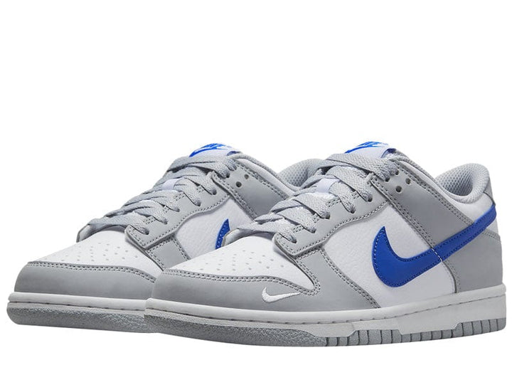 Nike Dunk Low Mini Swoosh Wolf Grey Game Royal (GS) – Court Order