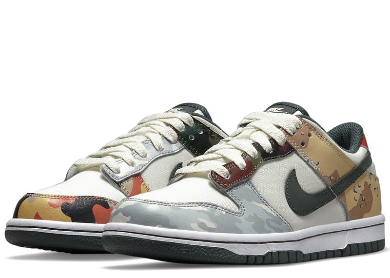 Nike Dunk Low Sail Multi Camo GS Court Order