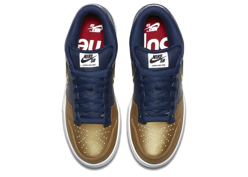 Nike sb dunk low supreme gold Clearance