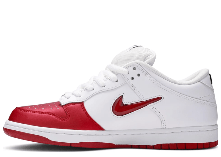 Nike SB Dunk Low Supreme Jewel Swoosh Red Court Order