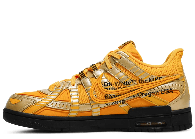 Off-White x Air Rubber Dunk University Gold – Court Order