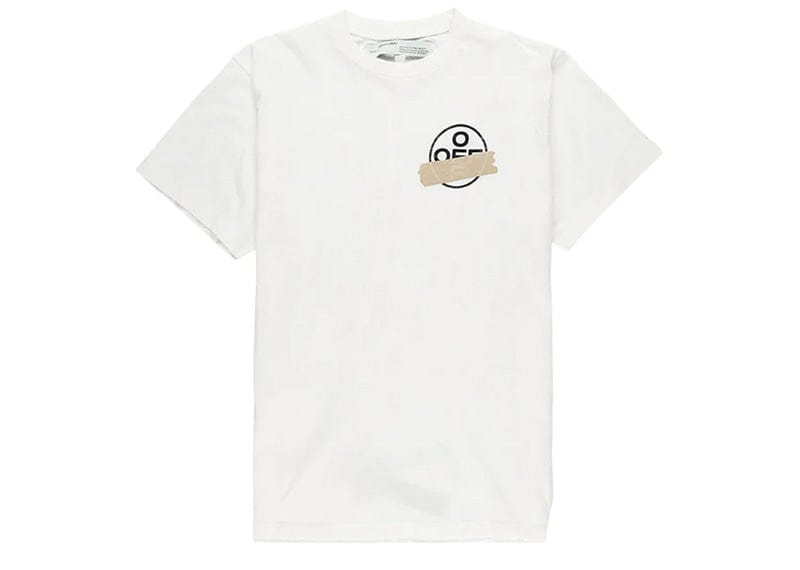 Off-White Slim Fit Tape Arrows T-shirt White/Beige – Court Order