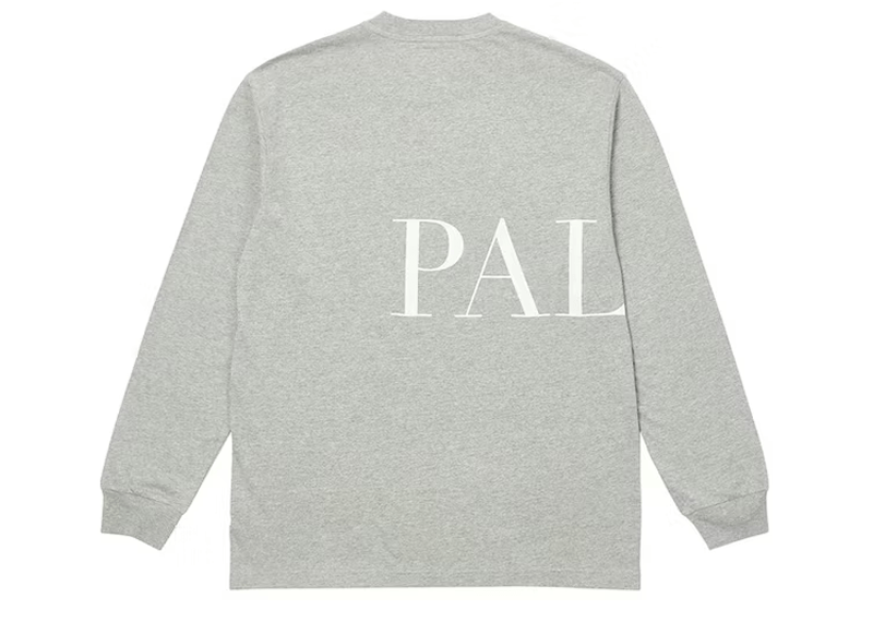Palace streetwear Palace CK1 Longsleeve Grey Heather