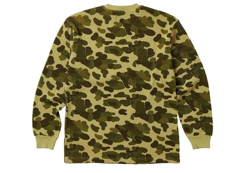 Palace streetwear Palace Waffle Longsleeve Duck Camo