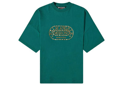 Palm Angels Streetwear Palm Angels x Missoni Heritage Loose Tee 'Green/Yellow'