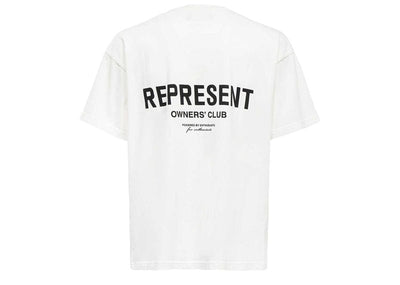 Represent Streetwear Represent Owner's Club T-Shirt Flat White/Black