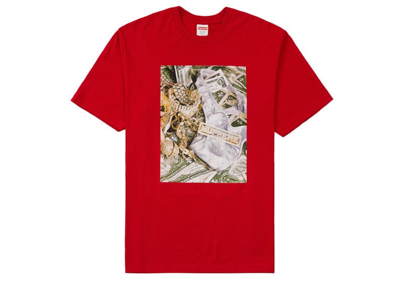 Supreme Bling Tee Red – Court Order