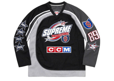 Supreme Streetwear Supreme CCM All Stars Hockey Jersey Black