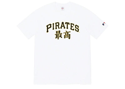 Supreme Streetwear Supreme MLB Pittsburgh Pirates Kanji Teams Tee White