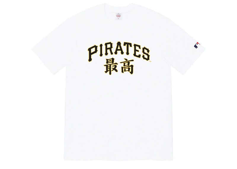 Supreme Streetwear Supreme MLB Pittsburgh Pirates Kanji Teams Tee White
