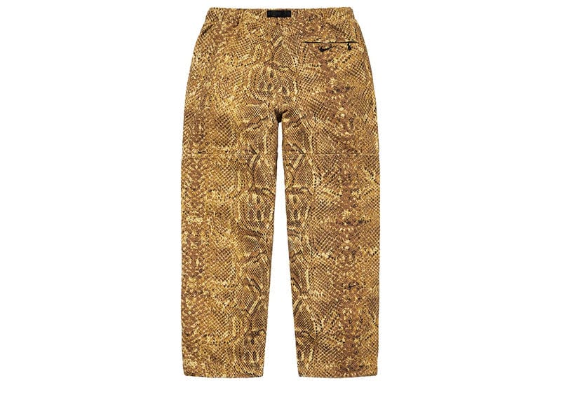 Supreme Streetwear Supreme Nike ACG Belted Denim Pant Gold Snakeskin