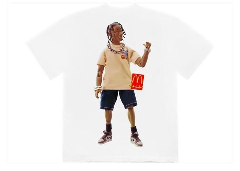 Travis Scott x McDonald's Action Figure Series T-shirt White – Court Order