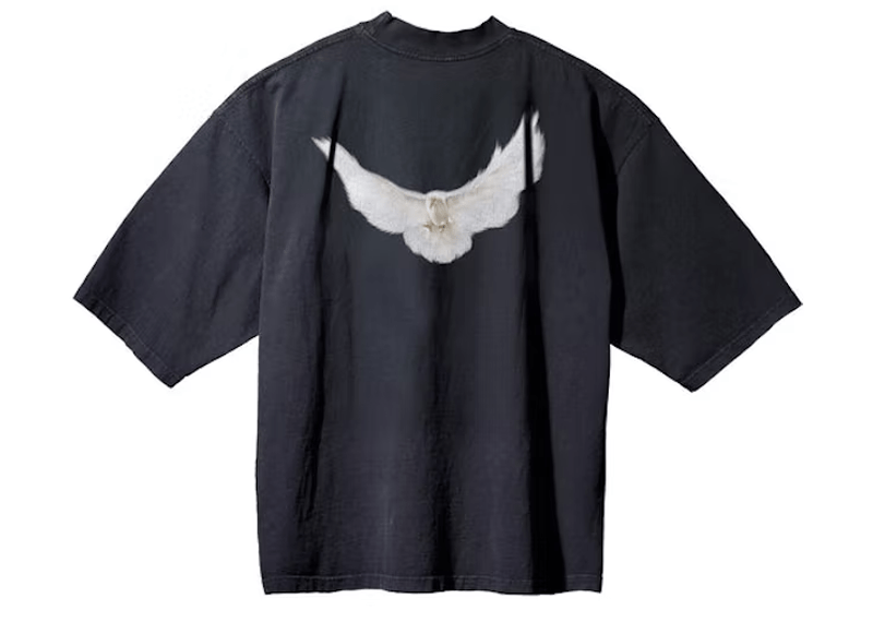 Yeezy streetwear Yeezy Gap Engineered by Balenciaga Dove 3/4 Sleeve Tee Black